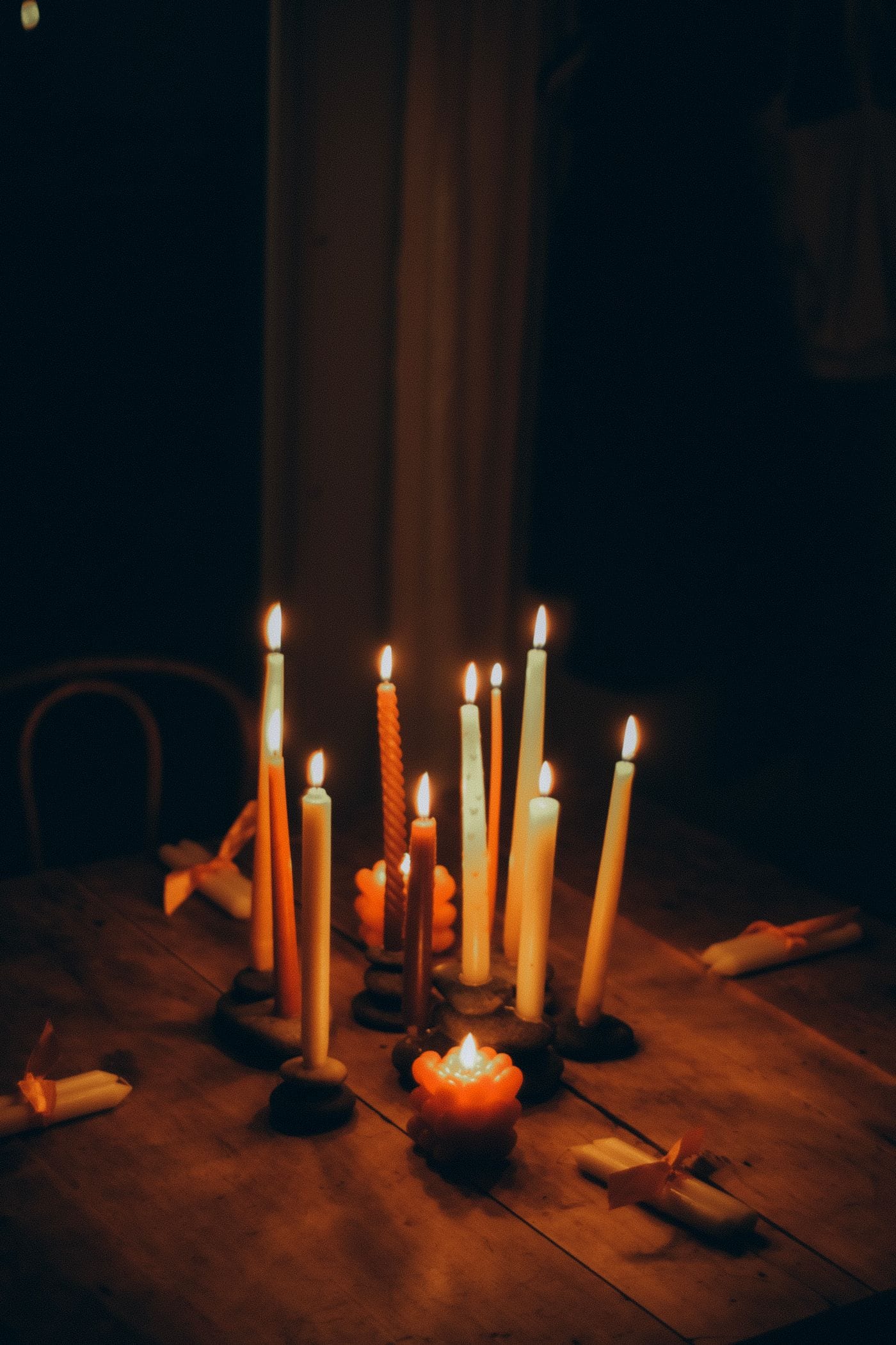 Candles & neon